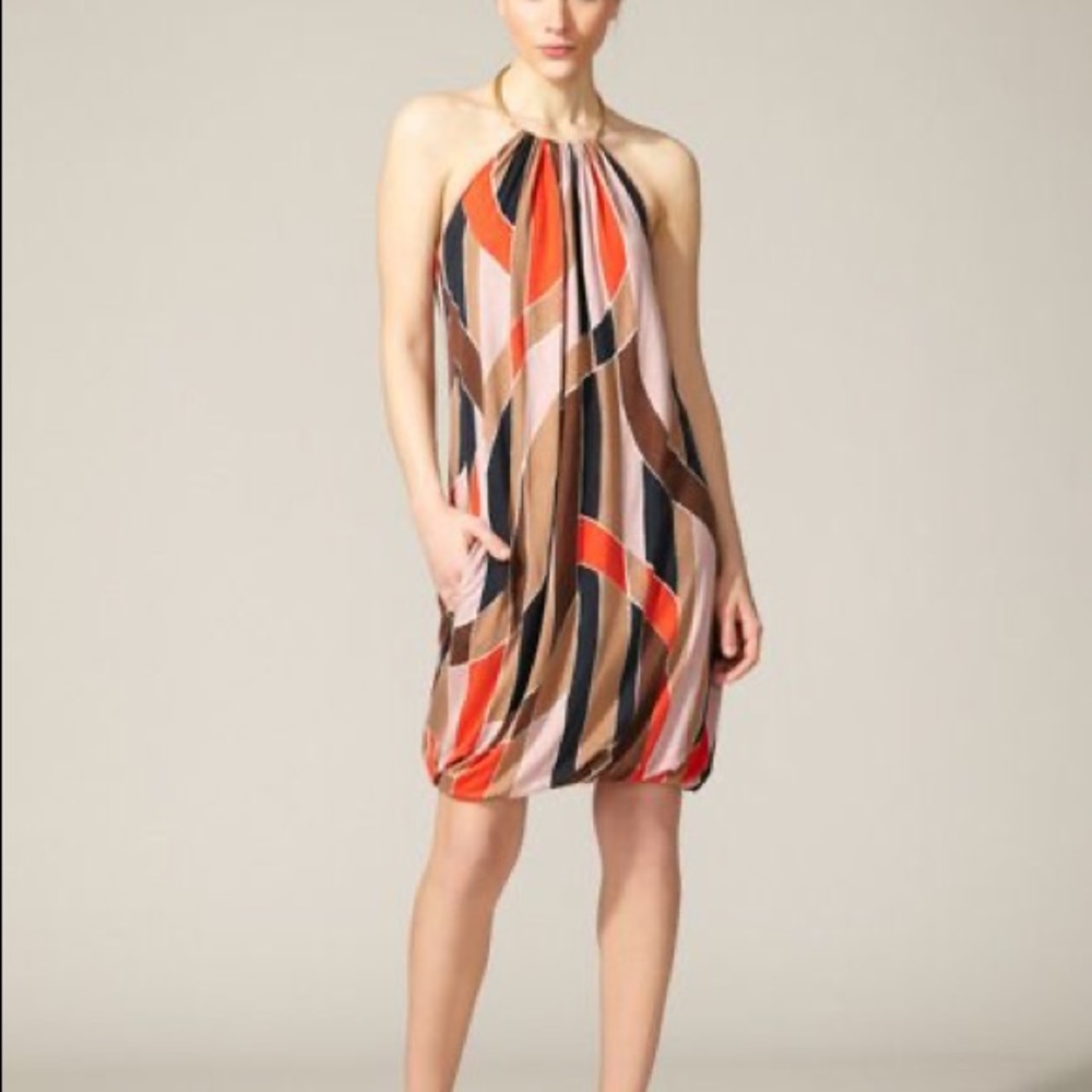 M by Missoni op art halter dress